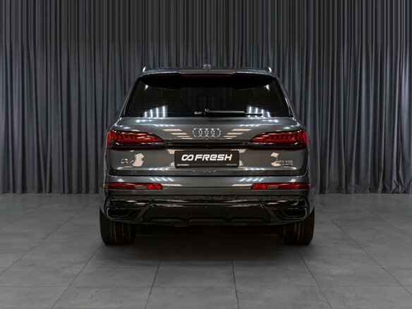 2023 Audi Q7 50 TDI II (4M) Рестайлинг, серый, 11499000 рублей - вид 3