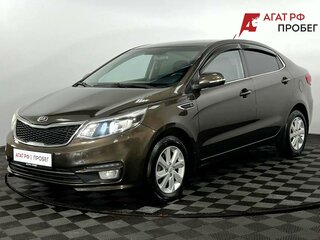 2015 Kia Rio III Рестайлинг, коричневый, 970000 рублей, вид 2