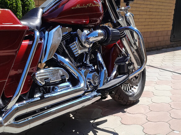 2008 Harley-Davidson Road King, пурпурный, 1080000 рублей - вид 3