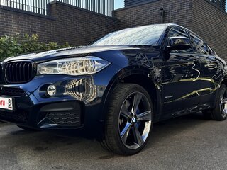 2016 BMW X6 40d II (F16), чёрный, 4390000 рублей, вид 4