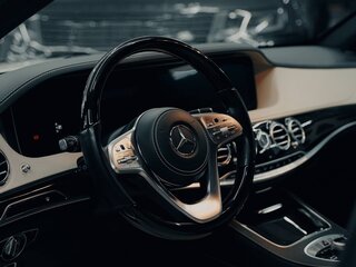 2019 Mercedes-Benz S-Класс 450 VI (W222, C217) Рестайлинг, белый, 6900000 рублей, вид 3