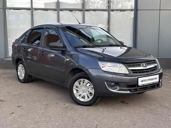 2016 Lada (ВАЗ) Granta I, серый, 570000 рублей - вид 2