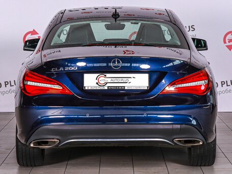 2017 Mercedes-Benz CLA 200 I (C117, X117) Рестайлинг, синий, 1870000 рублей, вид 4