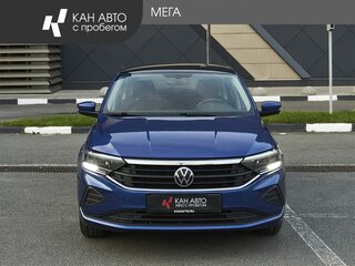 2021 Volkswagen Polo VI, синий, 1898000 рублей, вид 3
