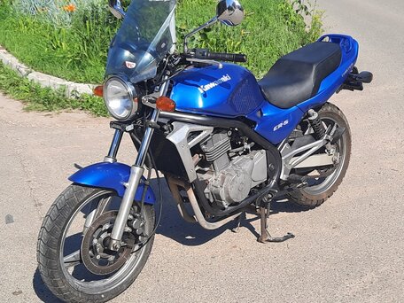 2001 Kawasaki ER-5, синий, 209000 рублей, вид 3