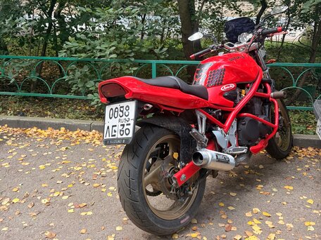 1993 Suzuki Bandit GSF 400, красный, 150000 рублей, вид 2