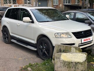 2005 Volkswagen Touareg I, белый, 750000 рублей, вид 1