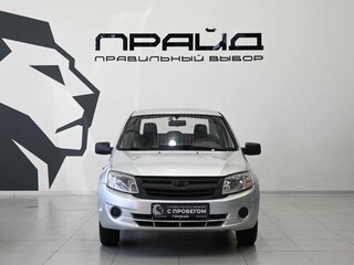 2013 Lada (ВАЗ) Granta I, серебристый, 389900 рублей, вид 2