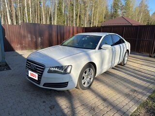 2010 Audi A8 III (D4), белый, 1550000 рублей, вид 1