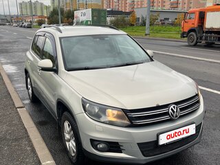 2014 Volkswagen Tiguan I Рестайлинг, серебристый, 1100000 рублей, вид 4