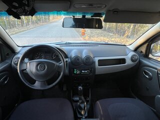 2013 Renault Sandero I, белый, 410000 рублей, вид 5