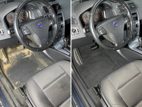 2011 Volvo S40 II Рестайлинг, синий, 600000 рублей - вид 9