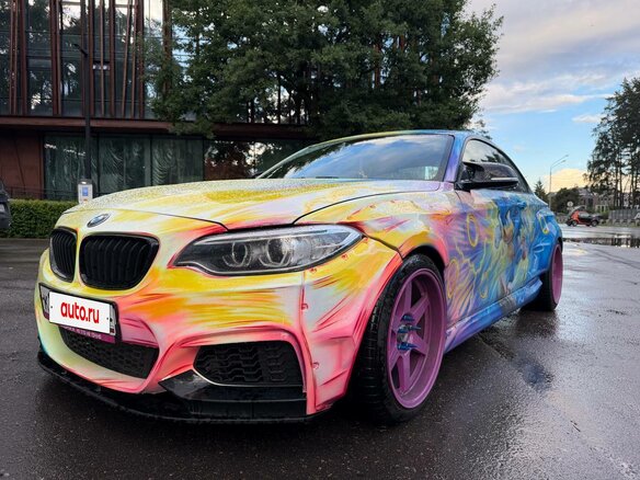2014 BMW 2 серии 220i F22, синий, 2800000 рублей