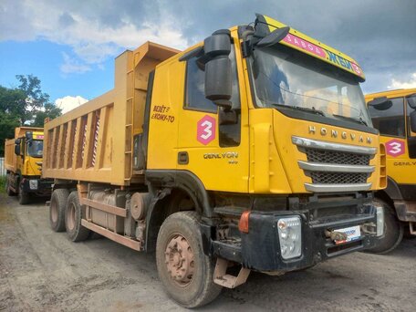 2022 IVECO-Hongyan 6x4 (CQ3346), жёлтый, 2668150 рублей, вид 2