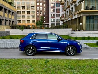 2021 Audi Q3 35 TFSI II (F3), синий, 3190000 рублей, вид 4