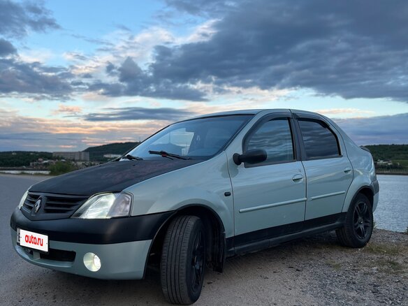 2006 Renault Logan I, голубой, 220000 рублей
