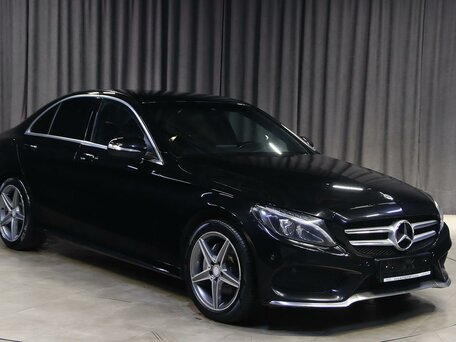 2015 Mercedes-Benz C-Класс 180 IV (W205), чёрный, 1599000 рублей, вид 3