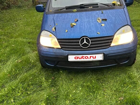 2002 Mercedes-Benz Vaneo, синий, 300000 рублей