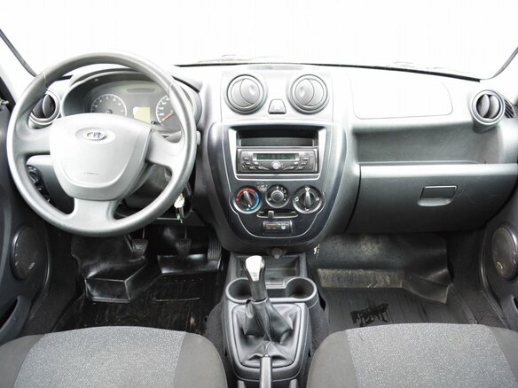 2017 Lada (ВАЗ) Granta I, чёрный, 359888 рублей - вид 6
