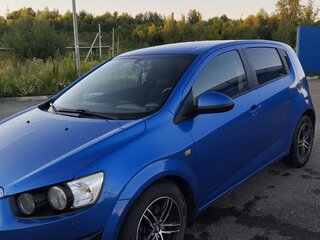 2012 Chevrolet Aveo II, синий, 700000 рублей, вид 4