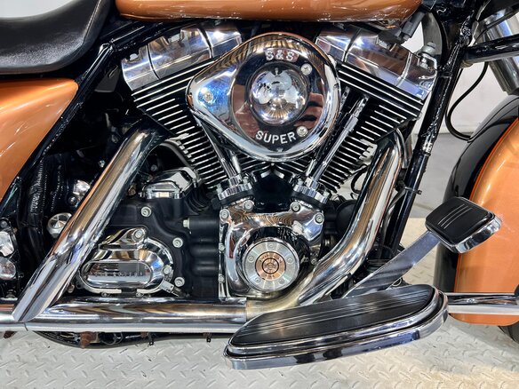 2008 Harley-Davidson Street Glide, оранжевый, 560000 рублей - вид 12