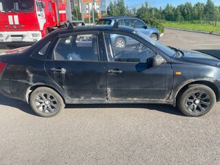 2012 Lada (ВАЗ) Granta I, чёрный, 150000 рублей, вид 4