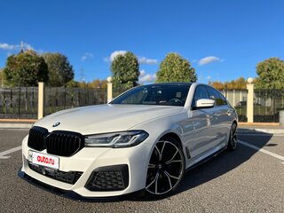 2020 BMW 5 серии 520i VII (G30/G31/G38) Рестайлинг, белый, 5090000 рублей, вид 2