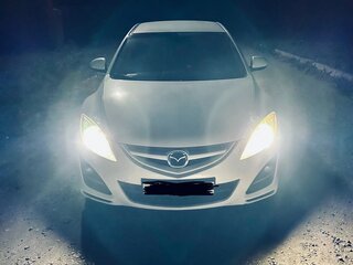 2011 Mazda 6 II (GH) Рестайлинг, белый, 900000 рублей, вид 3