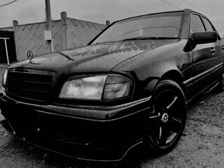 1994 Mercedes-Benz C-Класс 180 I (W202), чёрный, 300000 рублей, вид 1