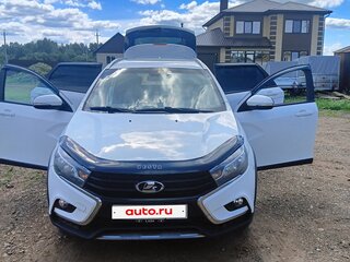 2019 Lada (ВАЗ) Vesta SW Cross I, белый, 1120000 рублей, вид 1
