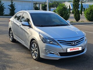2015 Hyundai Solaris I Рестайлинг, серебристый, 1280000 рублей, вид 1