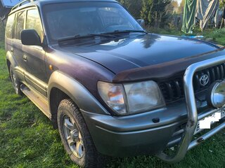1998 Toyota Land Cruiser Prado 90 Series, фиолетовый, 950000 рублей, вид 2
