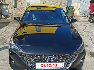 2021 Hyundai Solaris II Рестайлинг, чёрный, 2000000 рублей, вид 1