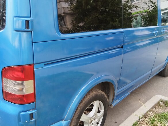 2012 Volkswagen Transporter T5 Рестайлинг, голубой - вид 3