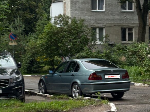 2004 BMW 3 серии 318i IV (E46) Рестайлинг, зелёный, 400000 рублей - вид 4