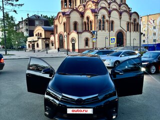2015 Toyota Corolla XI (E160, E170, E180), чёрный, 1640000 рублей, вид 3
