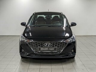 2021 Hyundai Solaris II Рестайлинг, чёрный, 1390000 рублей, вид 2
