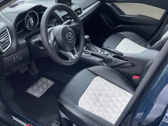 2013 Mazda 3 III (BM), синий, 1390000 рублей - вид 8