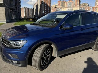 2018 Volkswagen Tiguan II, синий, 1920000 рублей, вид 3