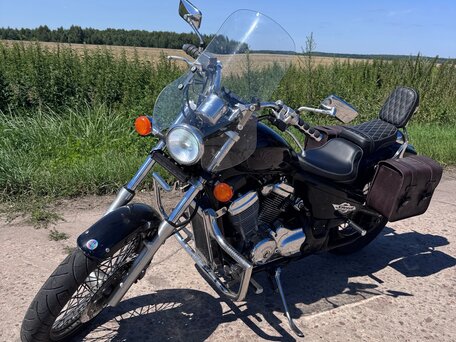 1994 Honda Steed 600, чёрный, 380000 рублей, вид 1