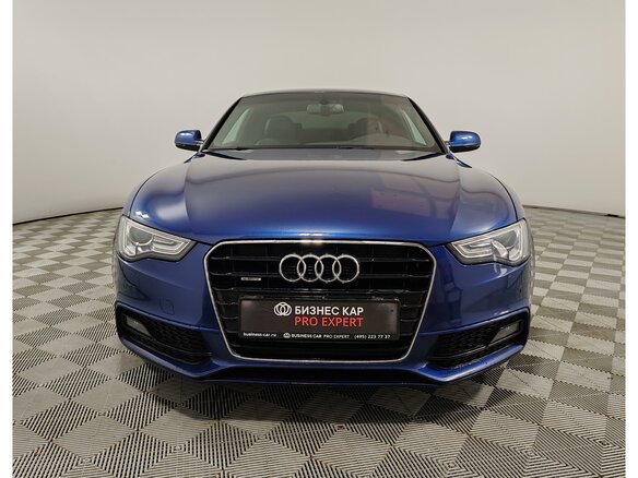 2014 Audi A5 I (8T) Рестайлинг, синий - вид 1