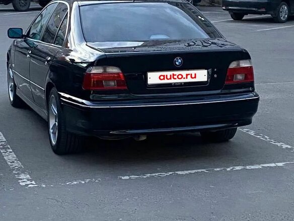 2000 BMW 5 серии 520i IV (E39), чёрный, 850000 рублей - вид 1