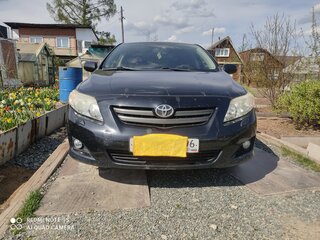 2008 Toyota Corolla X (E140, E150), чёрный, 850000 рублей, вид 1