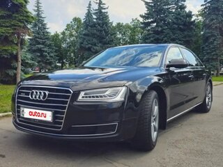 2013 Audi A8 Long III (D4) Рестайлинг, чёрный, 2200000 рублей, вид 1