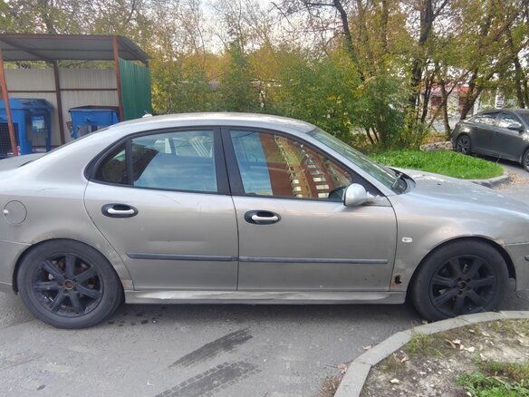 2003 Saab 9-3 II, серый, 185000 рублей - вид 3