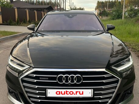 2019 Audi A8 Long 60 TFSI IV (D5), чёрный, 8000000 рублей, вид 3