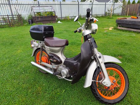 1998 Honda Little Cub, серебристый, 70000 рублей, вид 3