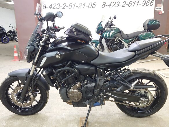 2019 Yamaha MT-07 (FZ-07), чёрный, 645000 рублей - вид 6