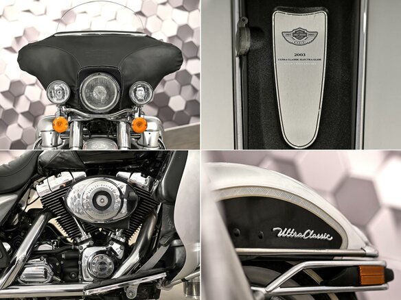 2003 Harley-Davidson Electra Glide, серебристый, 829000 рублей - вид 9