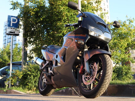 2001 Honda VFR 800, серый, 225000 рублей, вид 2